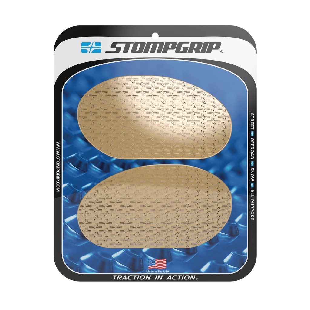 [5002359-3888571] StompGrip Icon Universal Small Street Bike Tank Grip Sheet (Black)
