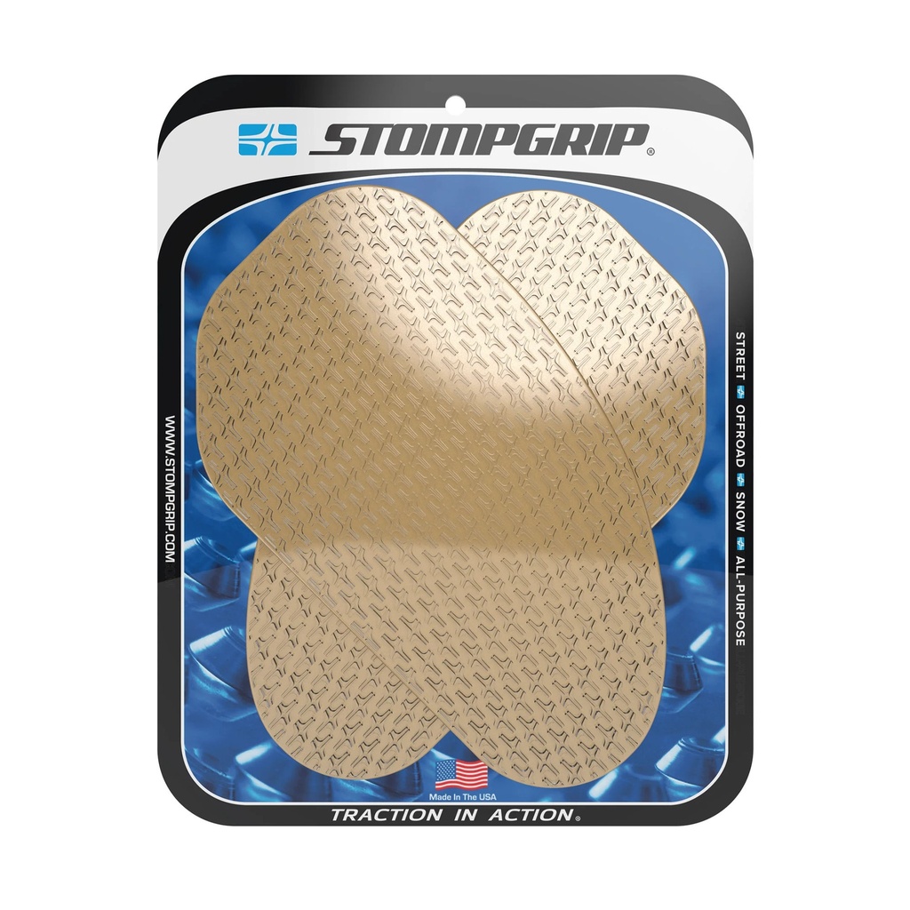 [5002360-3888569] StompGrip Icon Universal Large Street Bike Tank Grip Sheet (Black)