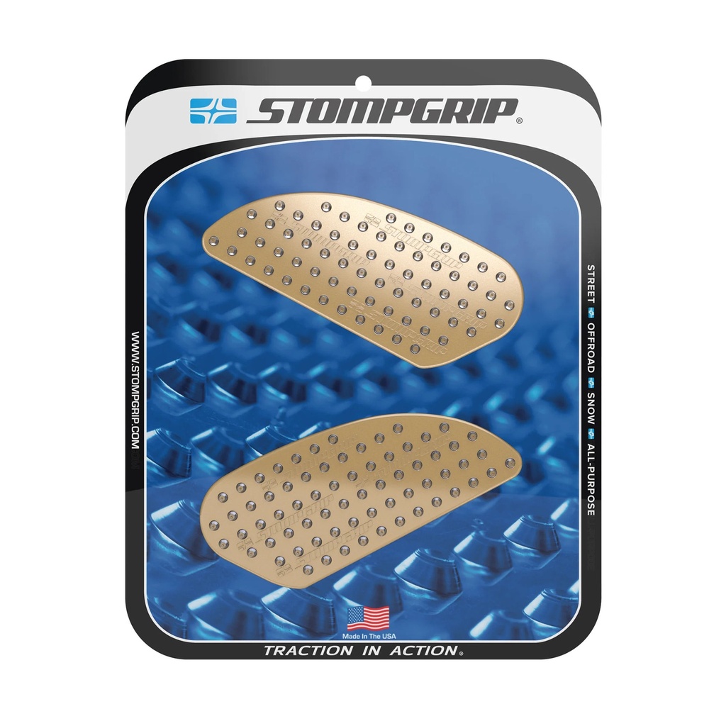 [5002366-3888557] StompGrip Volcano Universal Sprint Tank Grips Traction Kit (Black)