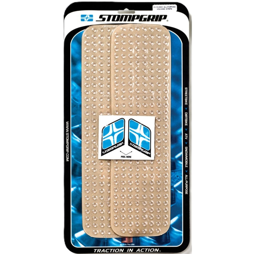 [5002365-3888559] StompGrip Volcano Universal Strips Traction Kit (Black)