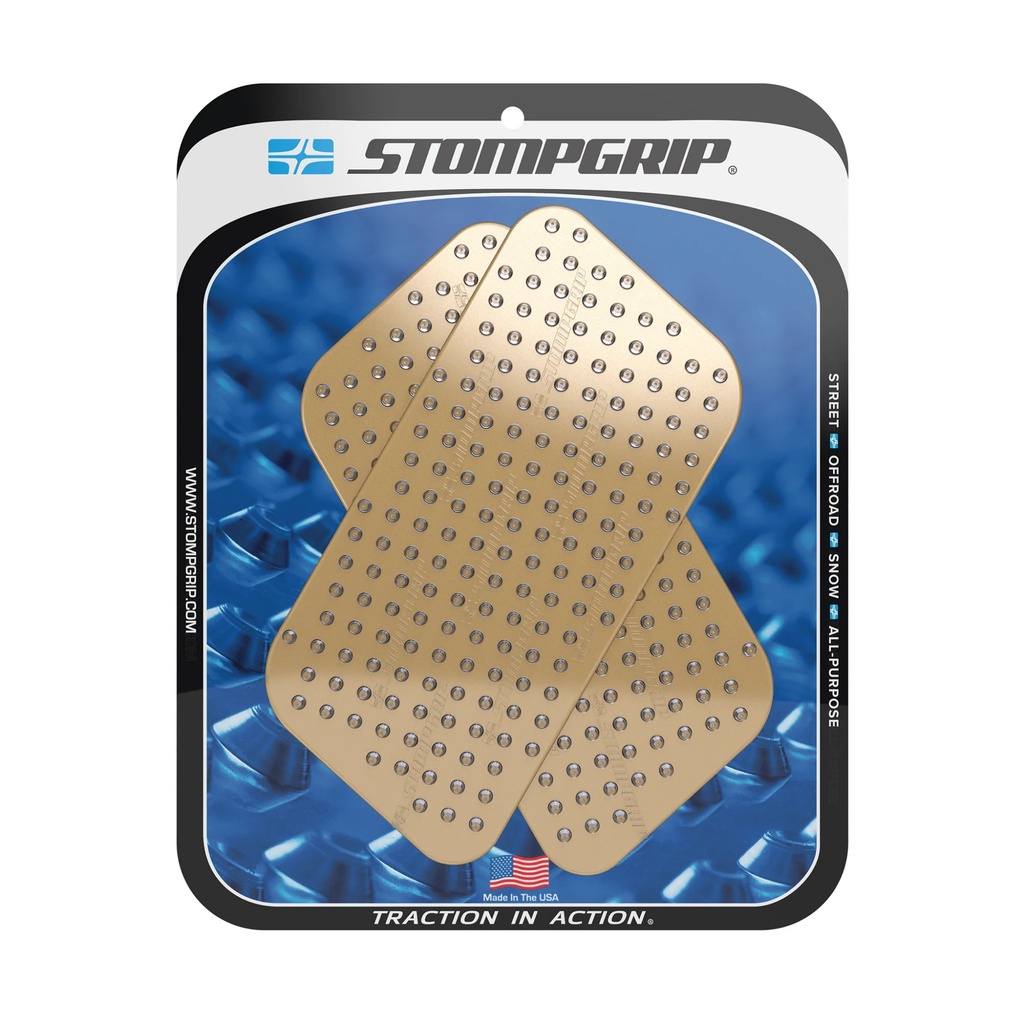 [5002367-3888555] StompGrip Volcano Universal Quadrilateral Tank Grips Traction Kit (Black)
