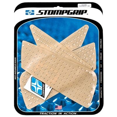 [STG55-10-0065] StompGrip Volcano Streetbike Clear Traction Kit