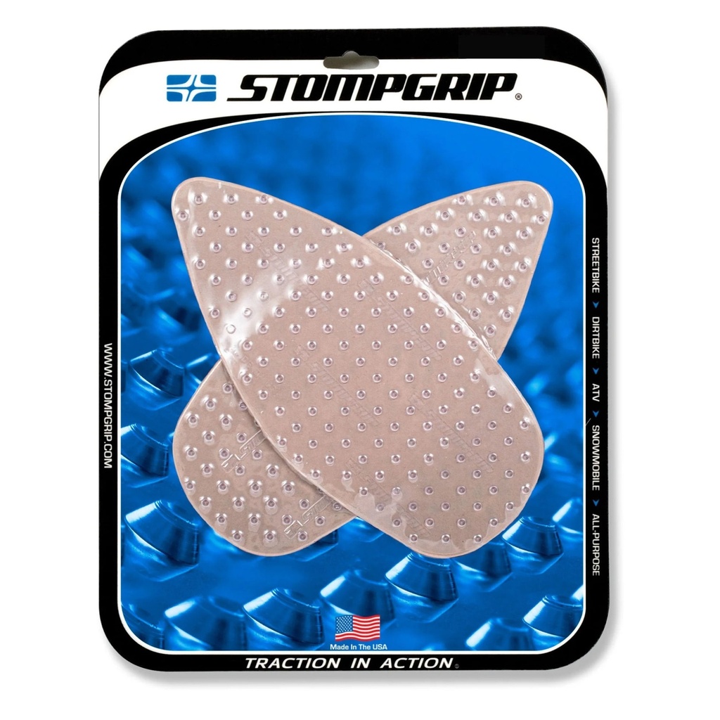 [STG55-10-0181] StompGrip Volcano Streetbike Clear Traction Kit