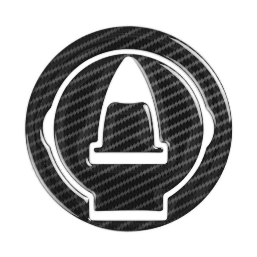 [RGPRD-FC8C] Red Dynamic Carbon Fibre Effect Motorcycle Fuel Cap Defender