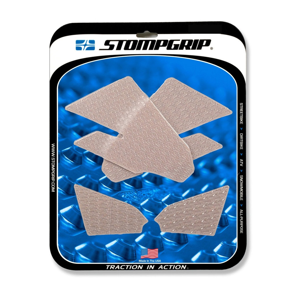 [STG55-14-0084] StompGrip Icon Streetbike Clear Traction Kit