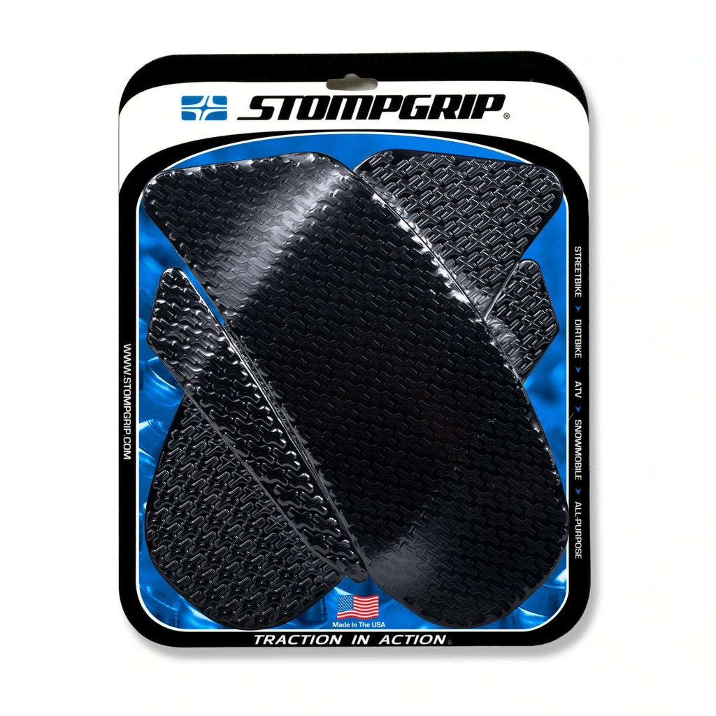 [STG55-14-0056B] StompGrip Icon Streetbike Black Traction Kit