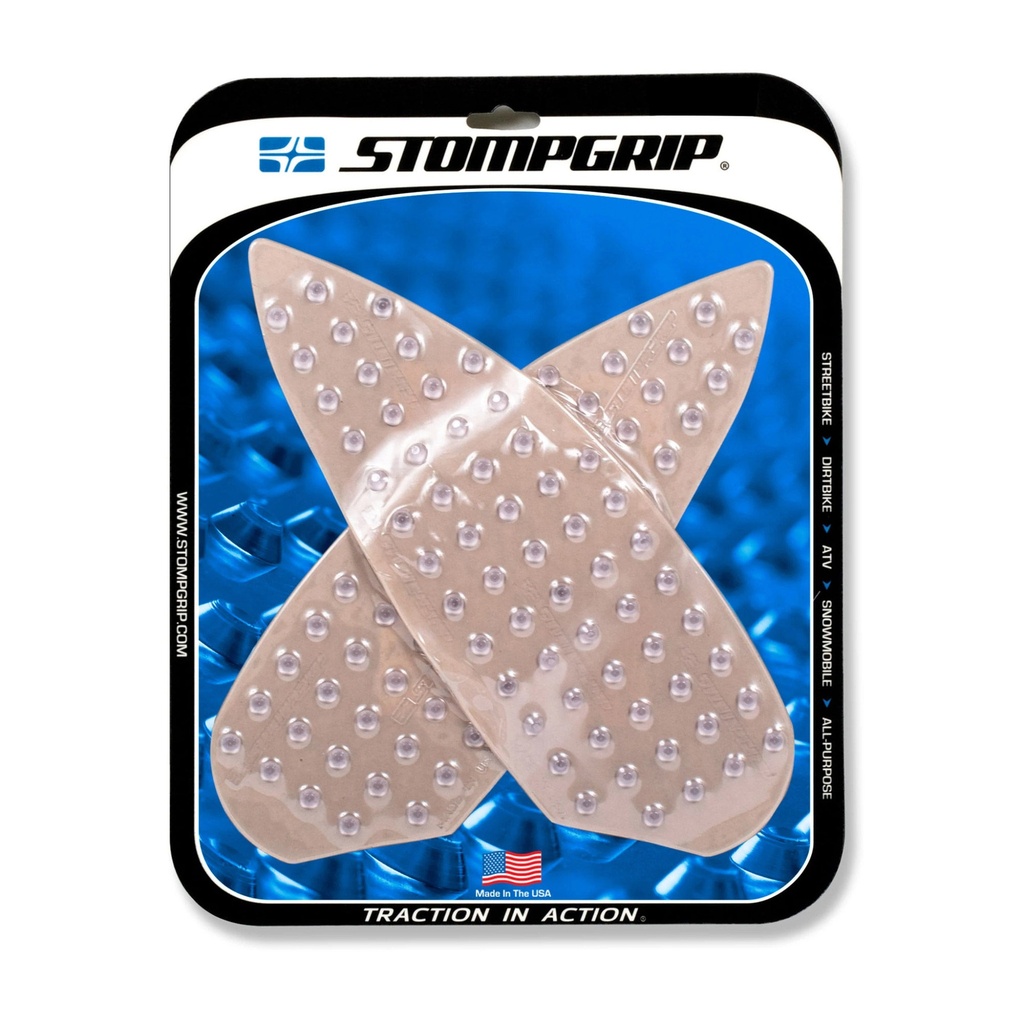 [STG55-12-0165] StompGrip Super Volcano Streetbike Clear Traction Kit