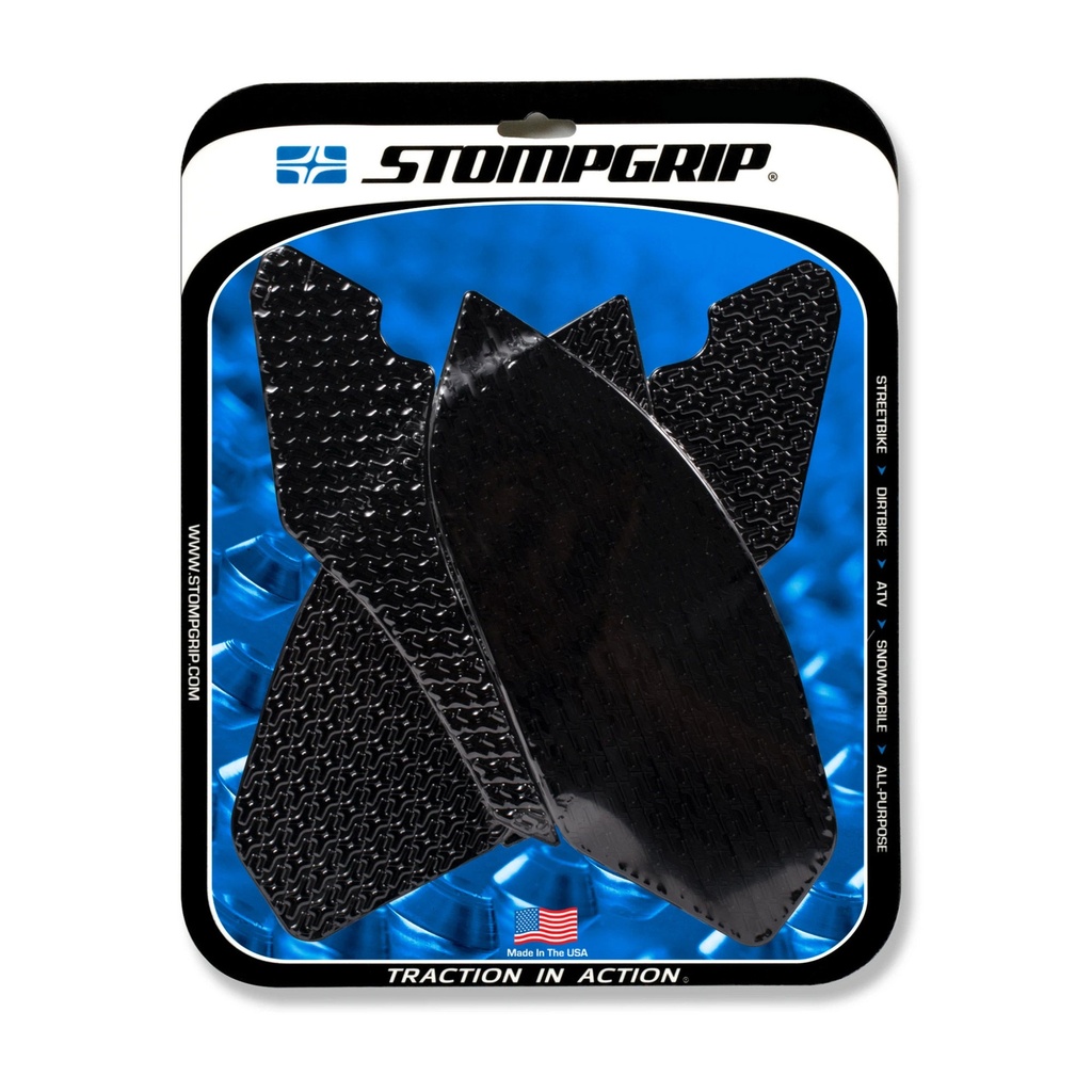 [STG55-14-0107B] StompGrip Icon Streetbike Black Traction Kit