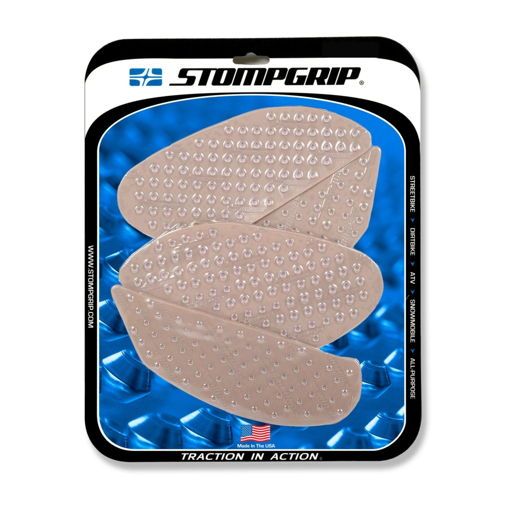 [STG55-10-0150] StompGrip Volcano Streetbike Clear Traction Kit