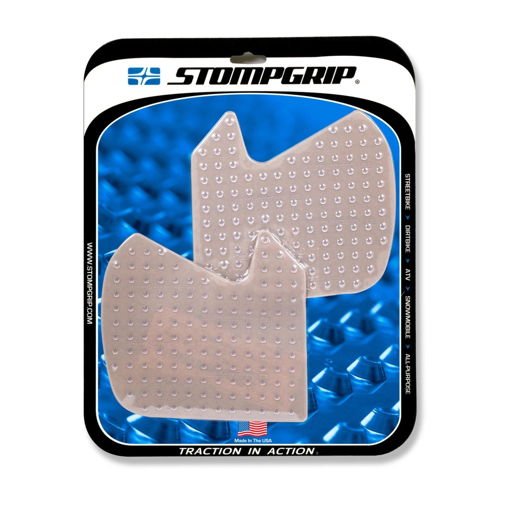 [STG55-10-0154C] StompGrip Volcano Streetbike Clear Traction Kit