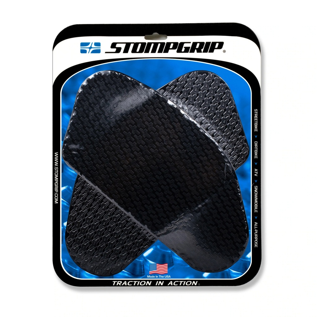 [STG55-14-0017B] StompGrip Icon Streetbike Black Traction Kit