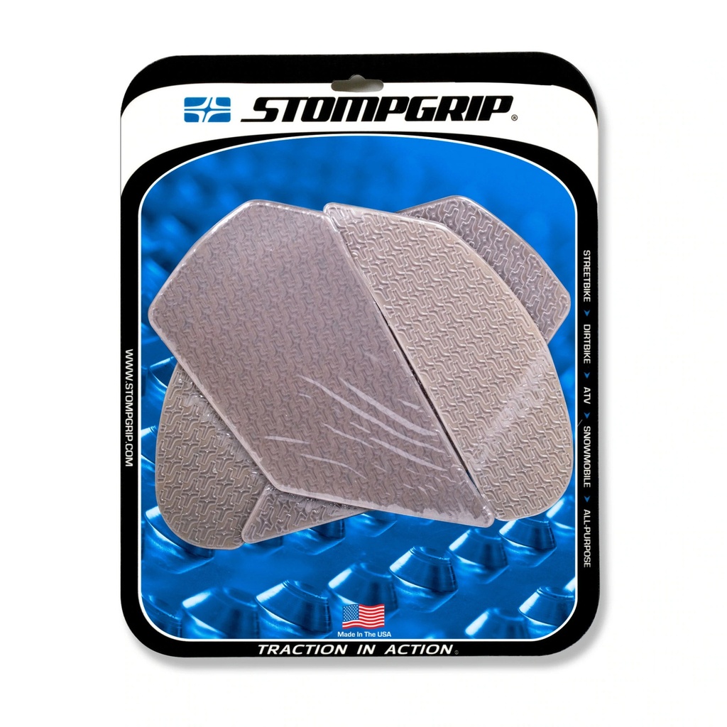 [STG55-14-0040C] StompGrip Icon Streetbike Clear Traction Kit