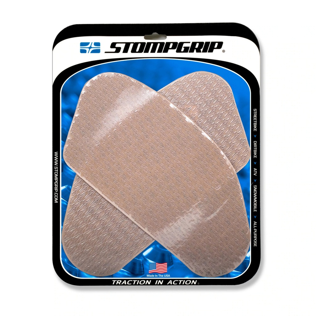 [STG55-14-0017C] StompGrip Icon Streetbike Clear Traction Kit