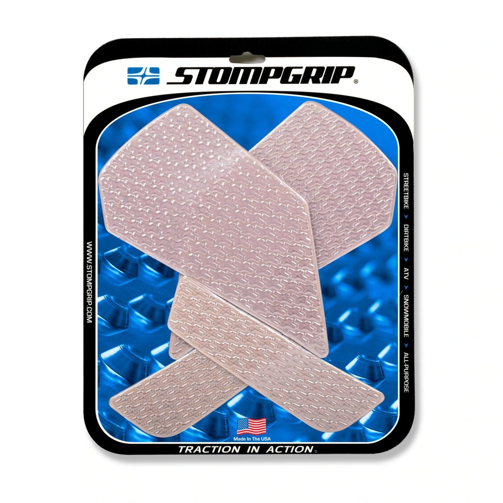 [STG55-14-0175C] StompGrip Icon Streetbike Clear Traction Kit