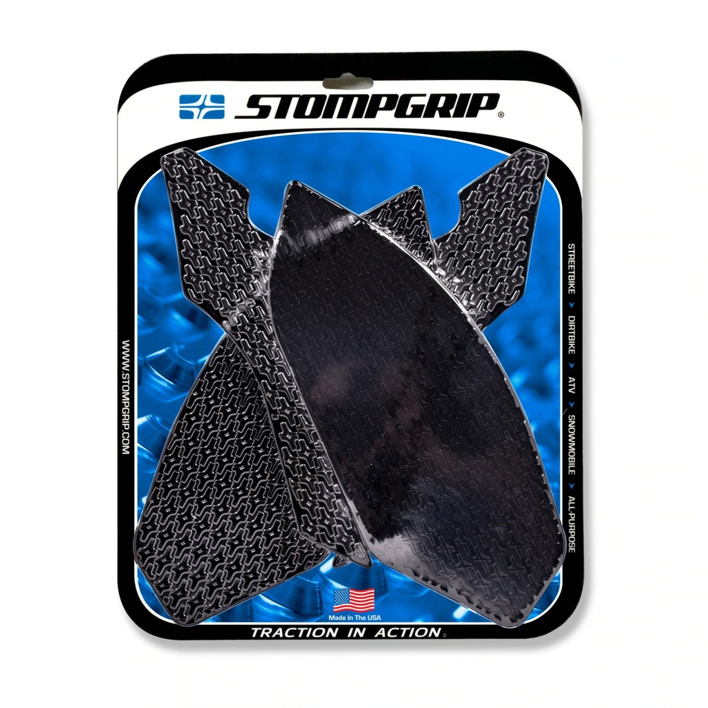 [STG55-14-0082B] StompGrip Icon Streetbike Black Traction Kit
