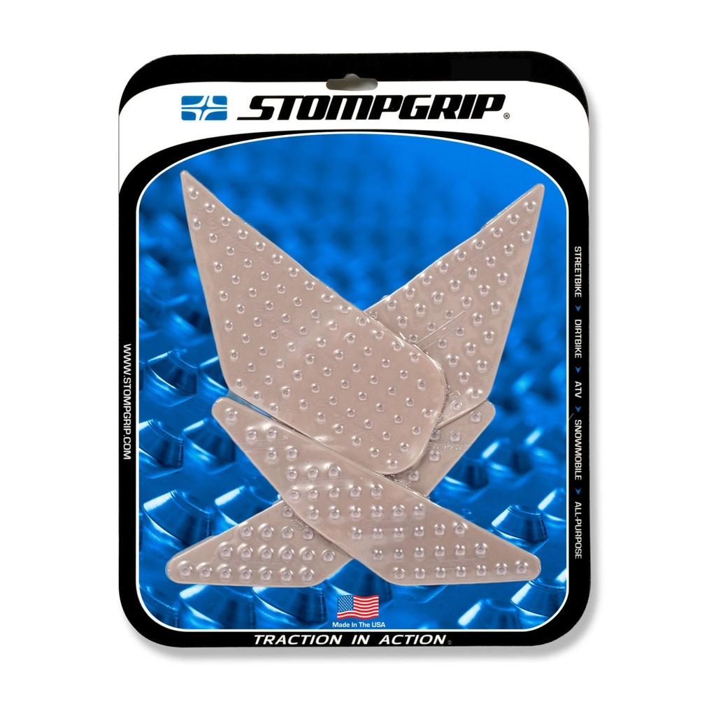 [STG55-10-0173] StompGrip Volcano Streetbike Clear Traction Kit