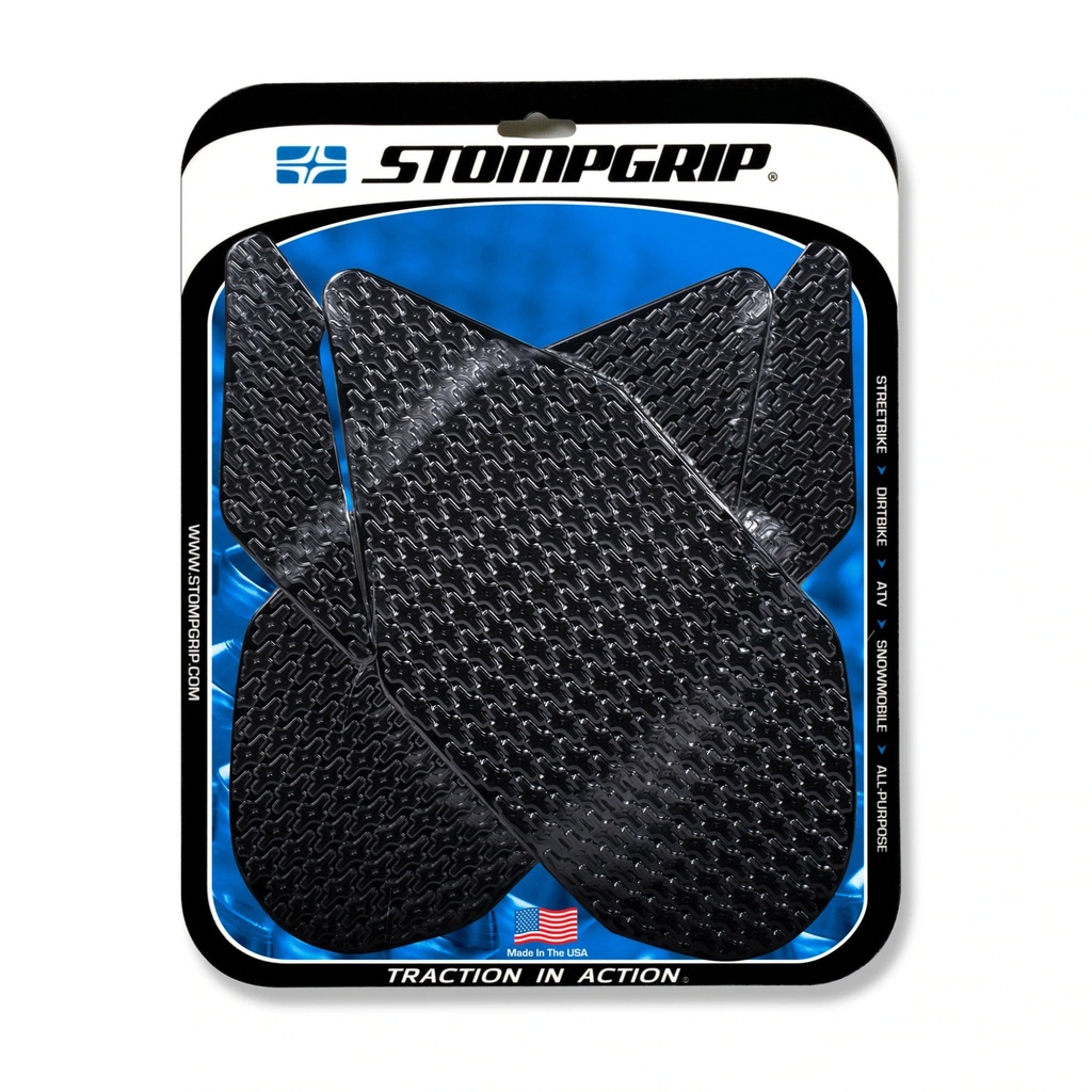 [STG55-14-0053B] StompGrip Icon Streetbike Black Traction Kit