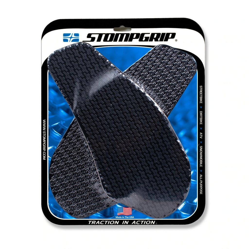 [STG55-14-0004B] StompGrip Icon Streetbike Black Traction Kit