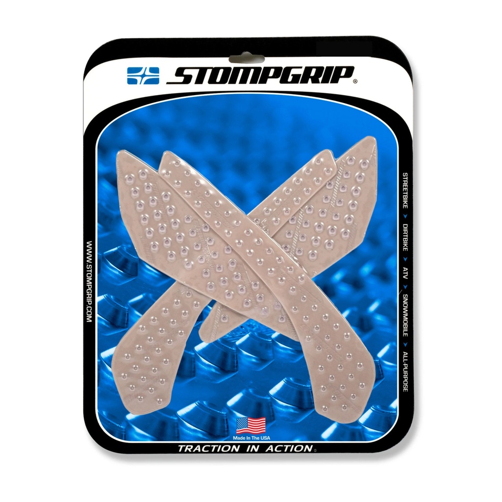 [STG55-10-0151] StompGrip Volcano Streetbike Clear Traction Kit