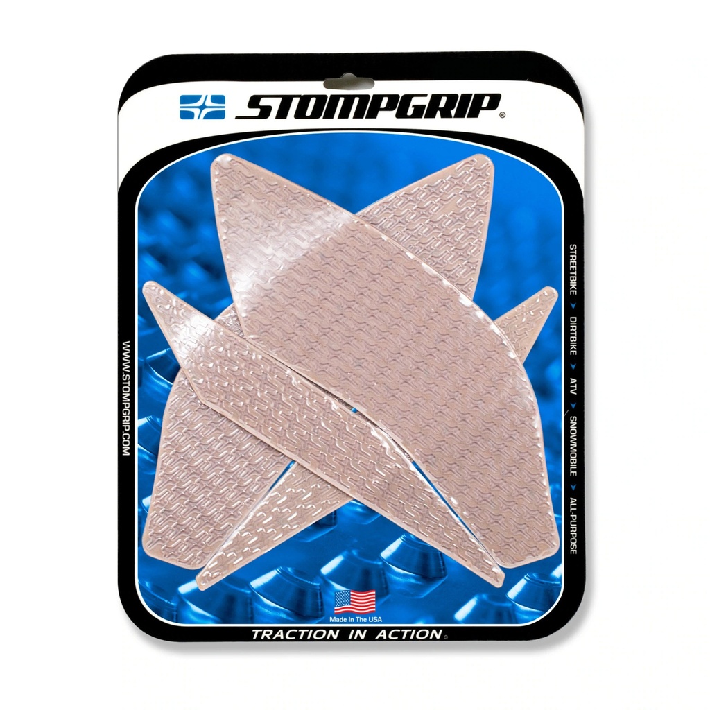 [STG55-14-0099] StompGrip Icon Streetbike Clear Traction Kit