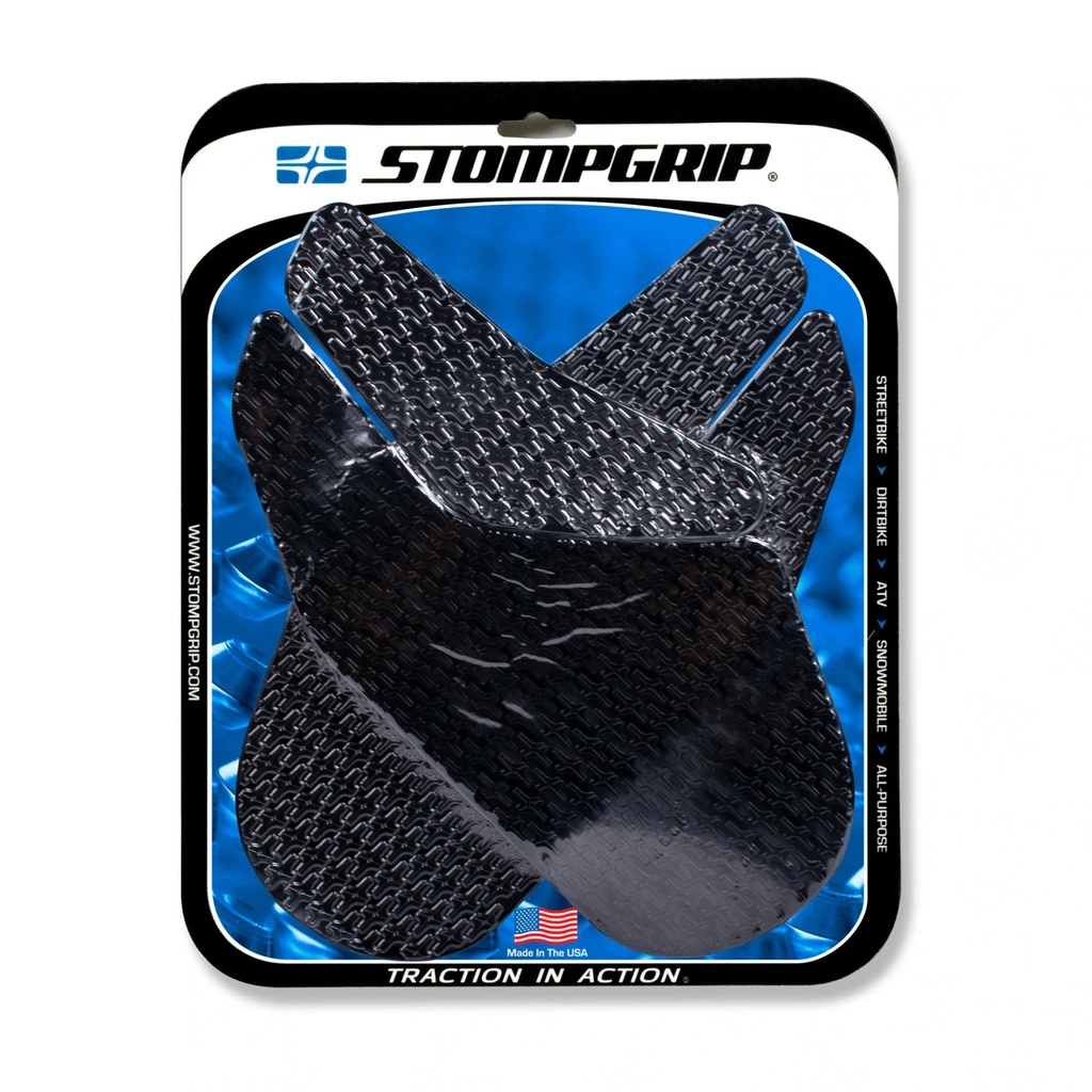 [STG55-14-0016B] StompGrip Icon Streetbike Black Traction Kit