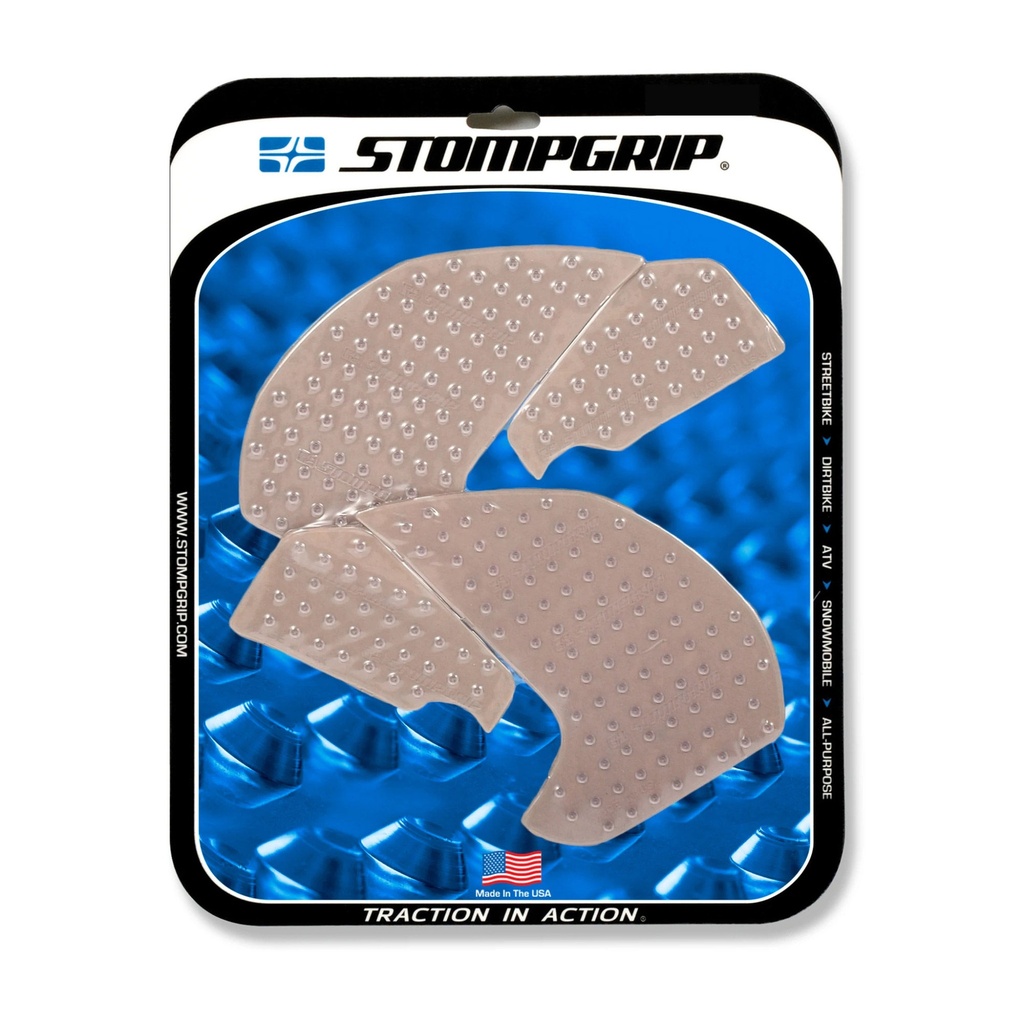 [STG55-10-0157] StompGrip Volcano Streetbike Clear Traction Kit