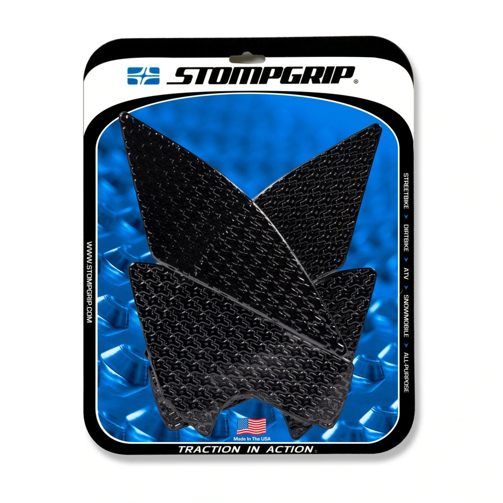 [STG55-14-0115B] StompGrip Icon Streetbike Black Traction Kit