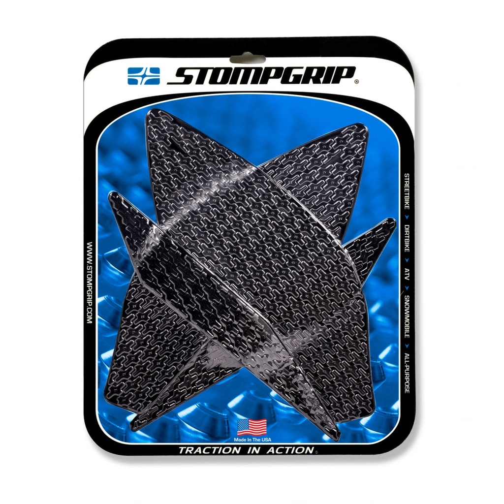 [STG55-14-0099B] StompGrip Icon Streetbike Black Traction Kit