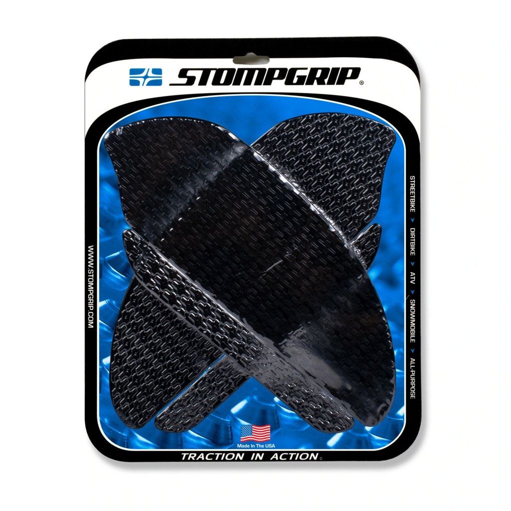 [STG55-14-0020B] StompGrip Icon Streetbike Black Traction Kit