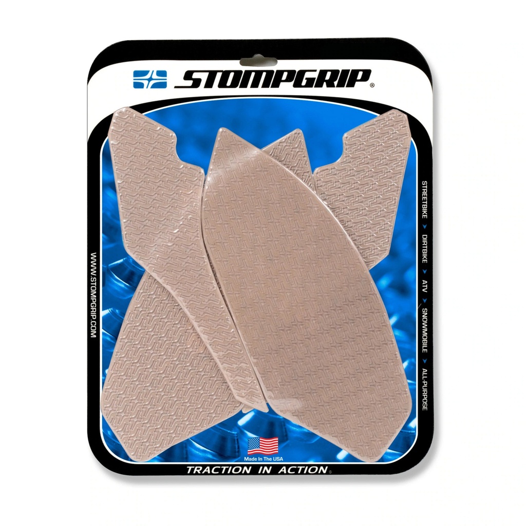 [STG55-14-0107] StompGrip Icon Streetbike Clear Traction Kit