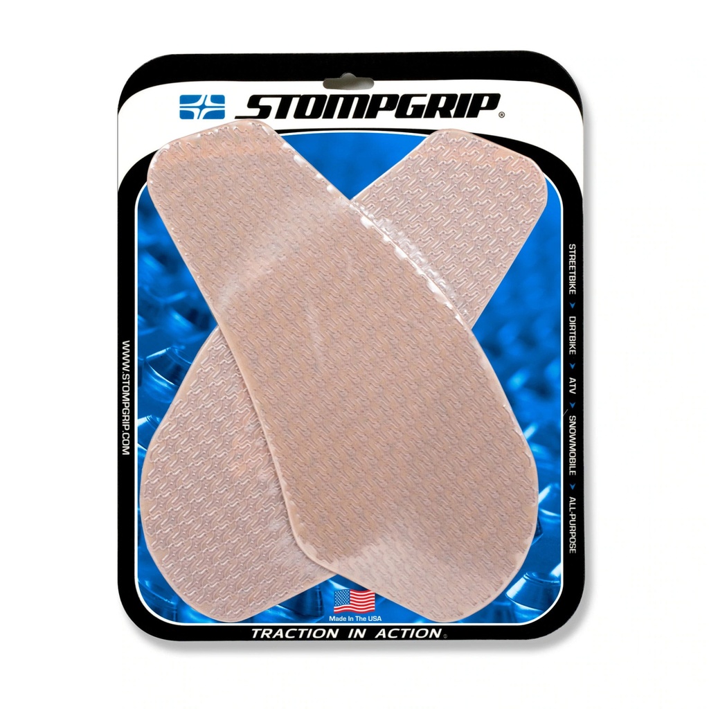 [STG55-14-0004C] StompGrip Icon Streetbike Clear Traction Kit