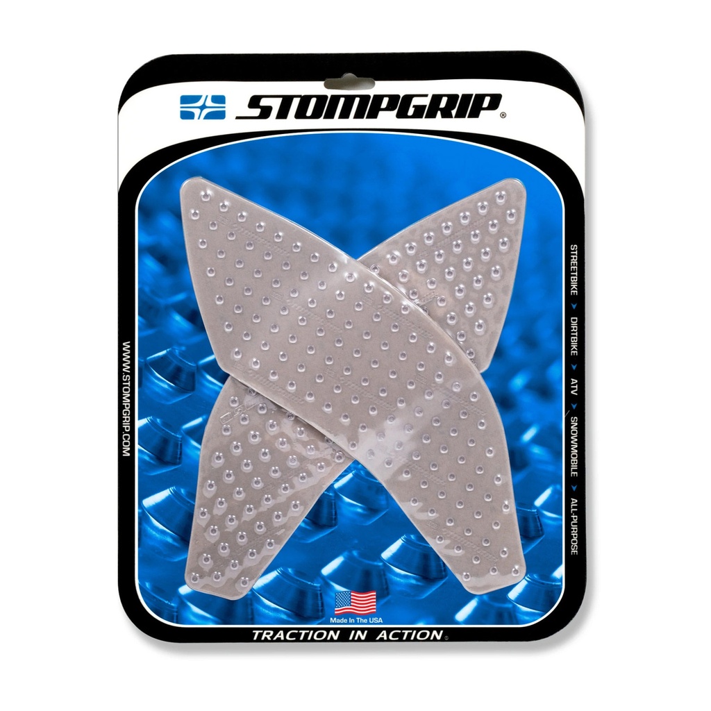 [STG55-10-0161] StompGrip Volcano Streetbike Clear Traction Kit