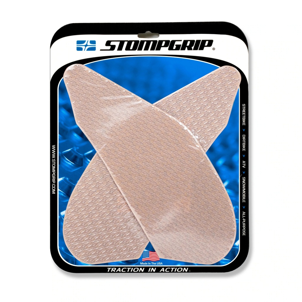 [STG55-14-0002C] StompGrip Icon Streetbike Clear Traction Kit