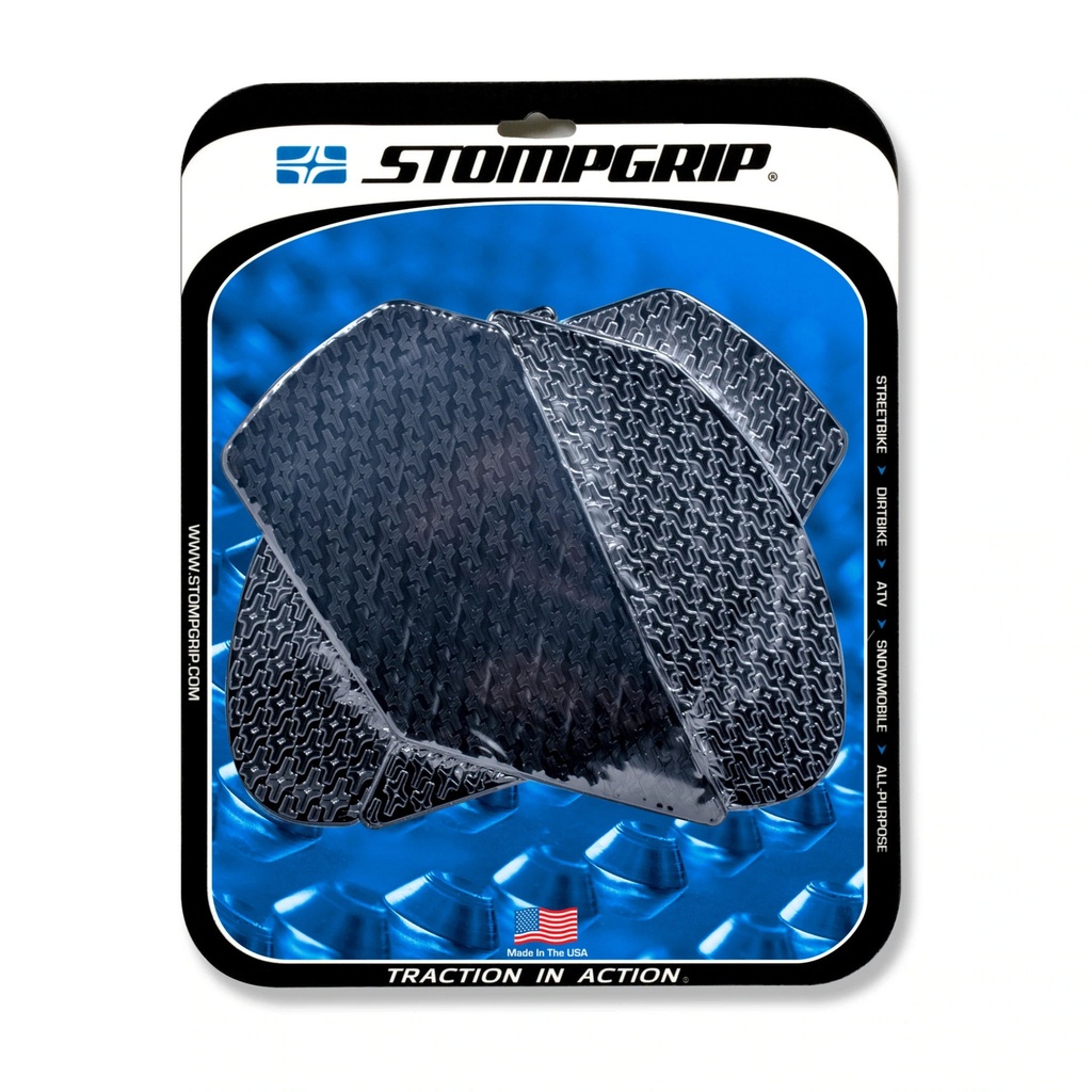 [STG55-14-0040B] StompGrip Icon Streetbike Black Traction Kit