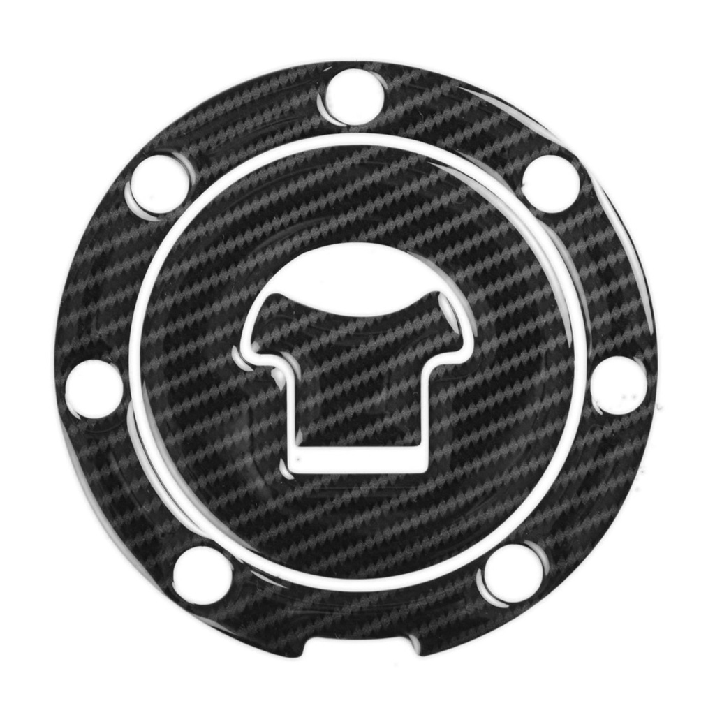 [RGPRD-FC3C] Red Dynamic Carbon Fibre Effect Motorcycle Fuel Cap Defender