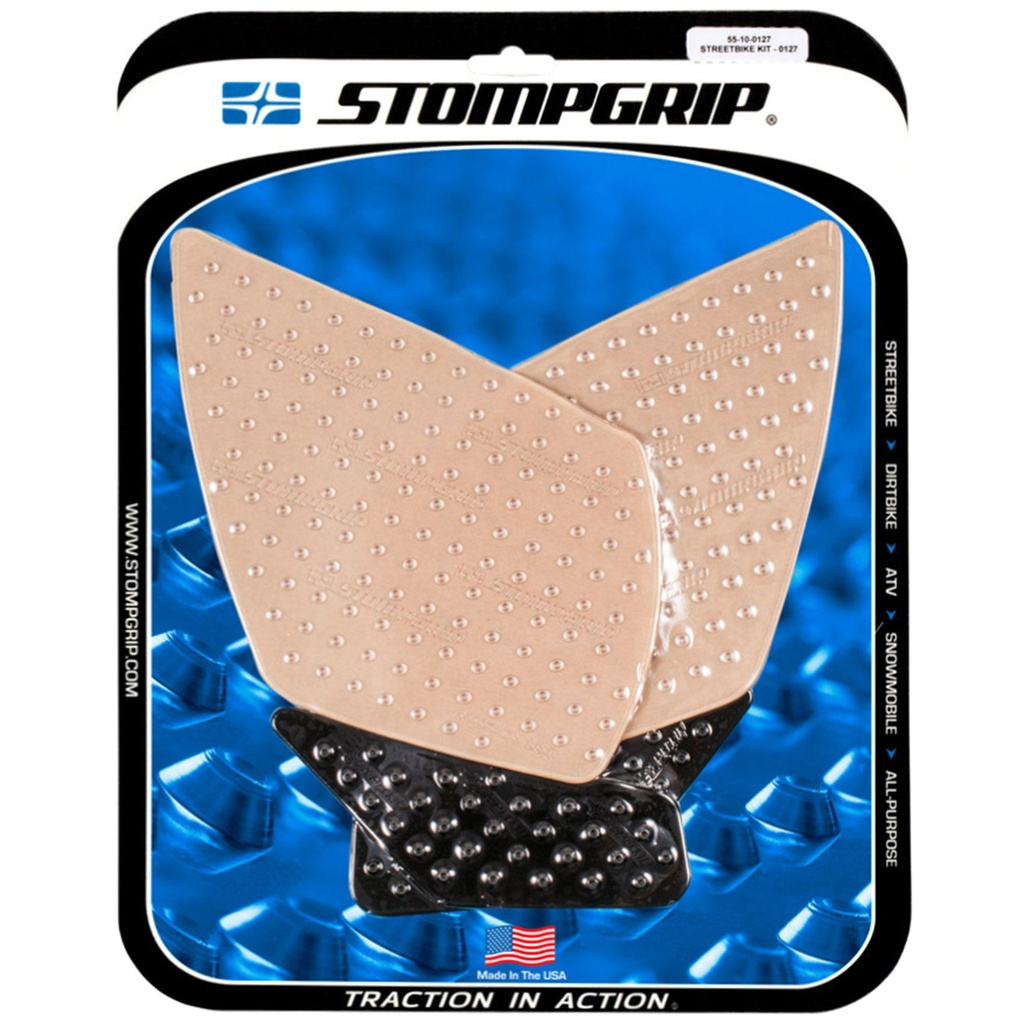StompGrip Volcano Streetbike Clear Traction Kit
