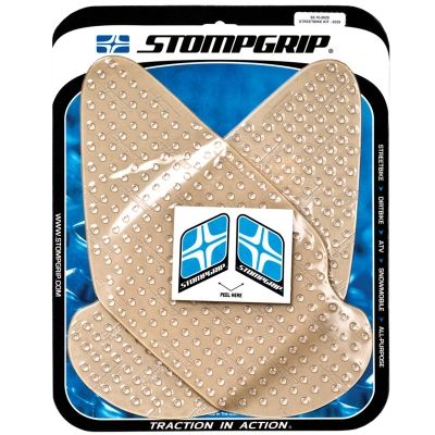 [STG55-10-0029] StompGrip Volcano Streetbike Clear Traction Kit
