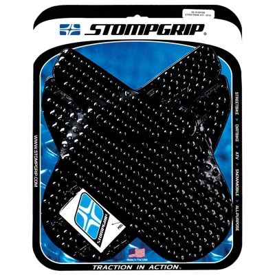 [STG55-10-0016B] StompGrip Volcano Streetbike Black Traction Kit