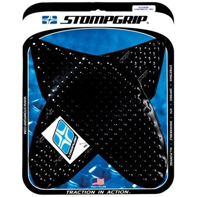 [STG55-10-0052B] StompGrip Volcano Streetbike Black Traction Kit