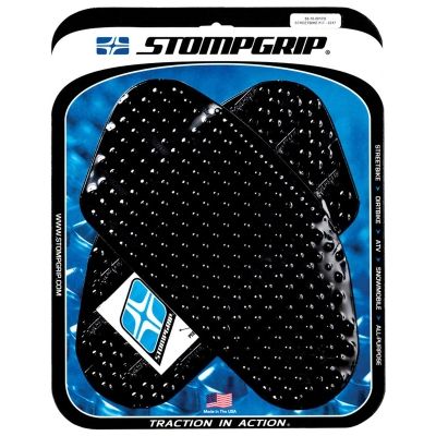 [STG55-10-0017B] StompGrip Volcano Streetbike Black Traction Kit