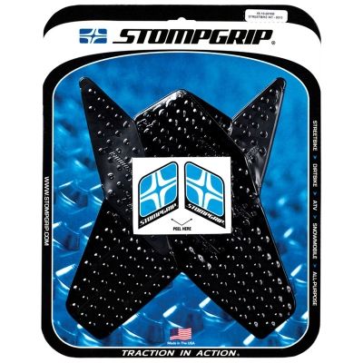 [STG55-10-0010B] StompGrip Volcano Streetbike Black Traction Kit