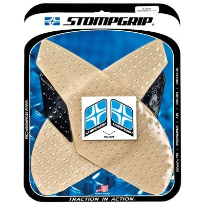 [STG55-10-0078] StompGrip Volcano Streetbike Clear Traction Kit