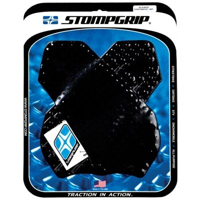 [STG55-10-0057B] StompGrip Volcano Streetbike Black Traction Kit