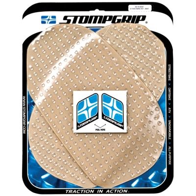 [STG55-10-0047] StompGrip Volcano Streetbike Clear Traction Kit