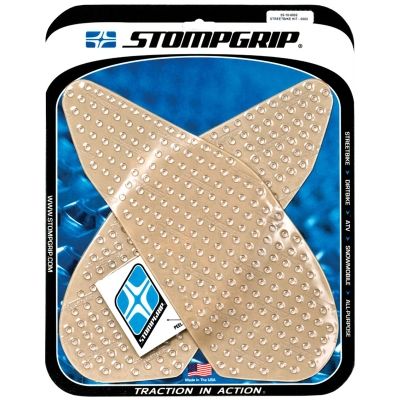 [STG55-10-0002] StompGrip Volcano Streetbike Clear Traction Kit