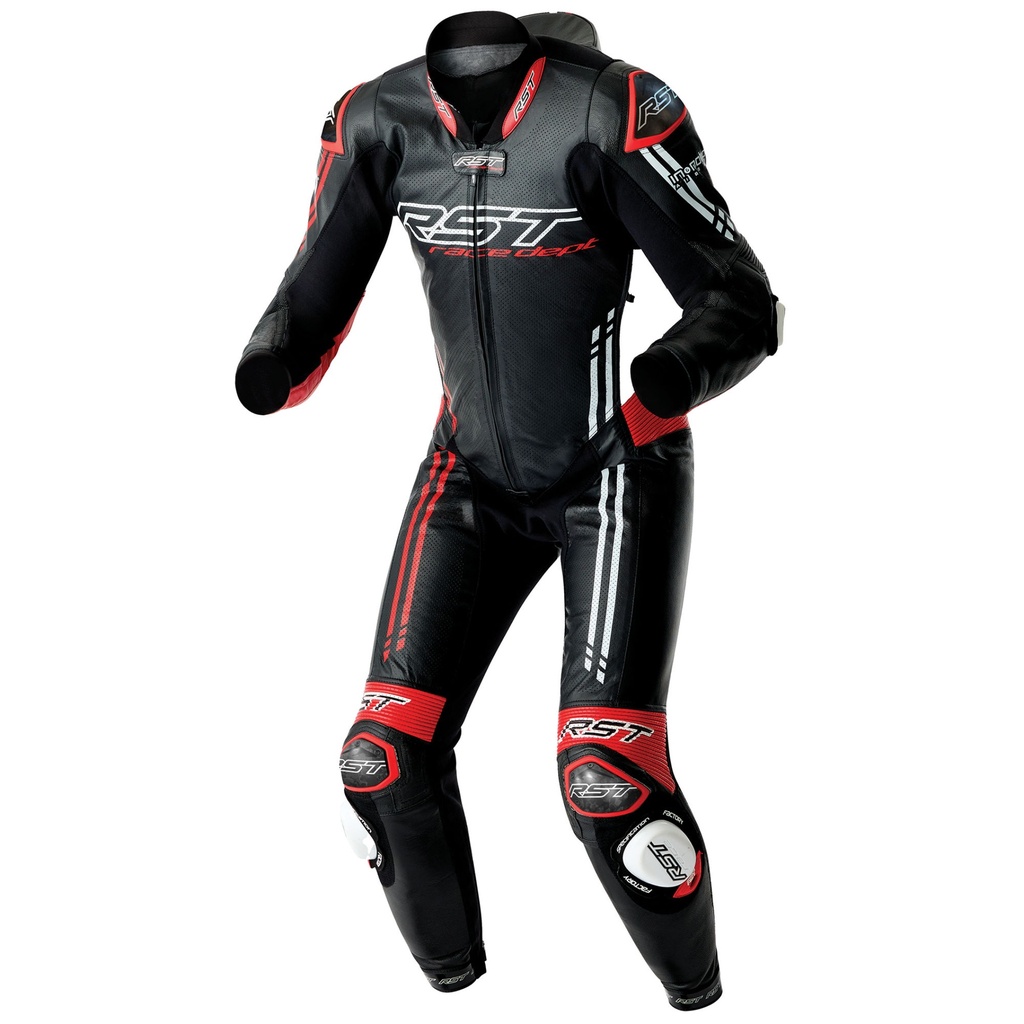 [5002426-3892864] RST Race Dept V4.2 D3O Airbag Leather Motorcycle Suit (UK 38, Black)