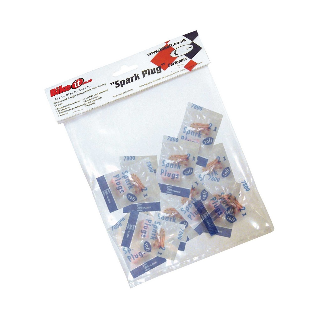 [BIKEARFOAM25] Bike-It Foam Ear Plugs x 25 Pairs