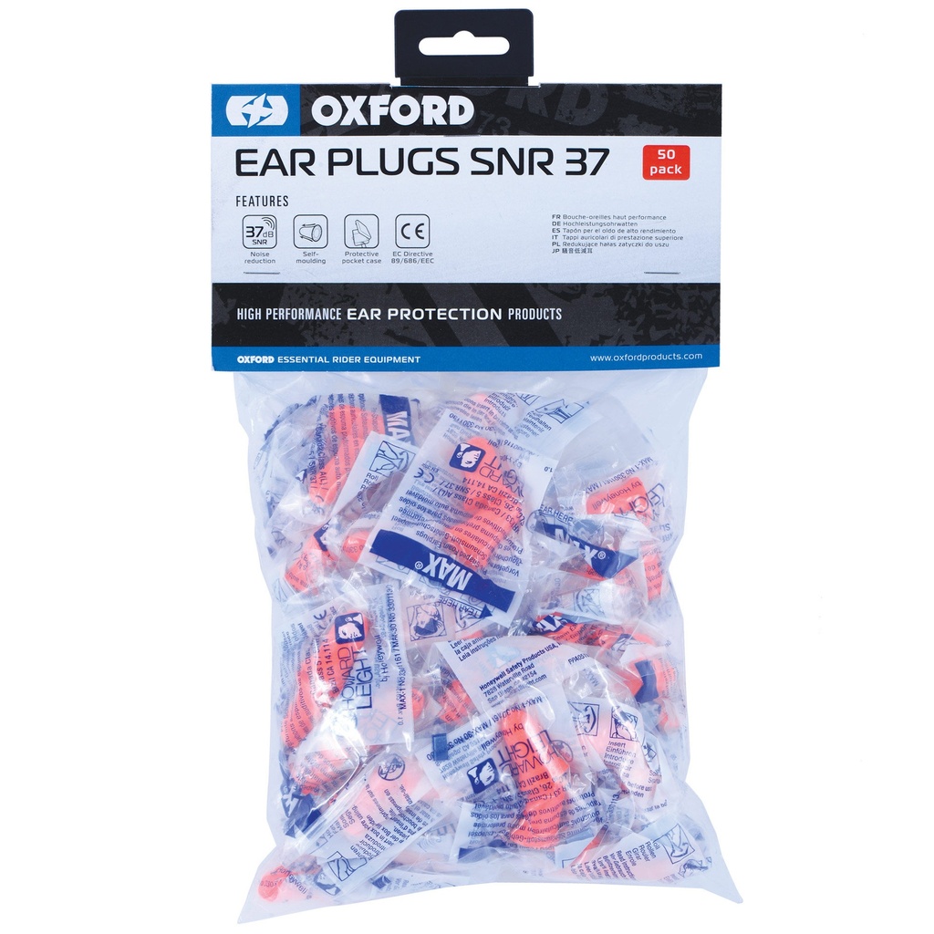 Oxford Ear Plugs SNR37 - 50 Pairs