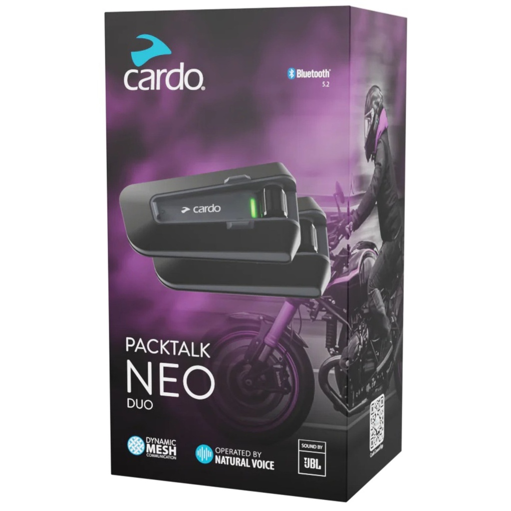 [5001817-3840039] Cardo Packtalk Neo Bluetooth Intercom System (Single Pack)