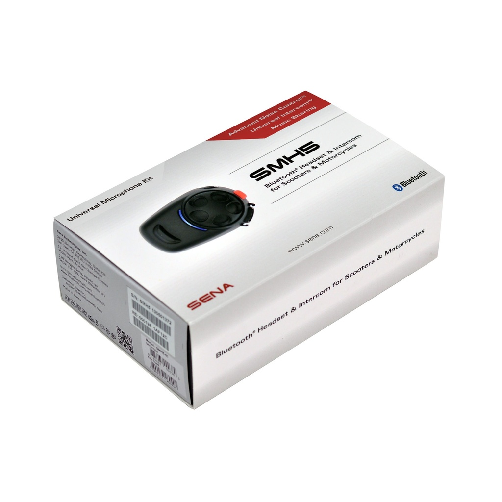 SENA SMH5 Bluetooth Headset & Intercom With Uni Mic Kit